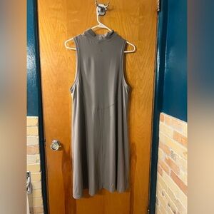 lululemon athletica Sleeveless Midi Dress in Gray